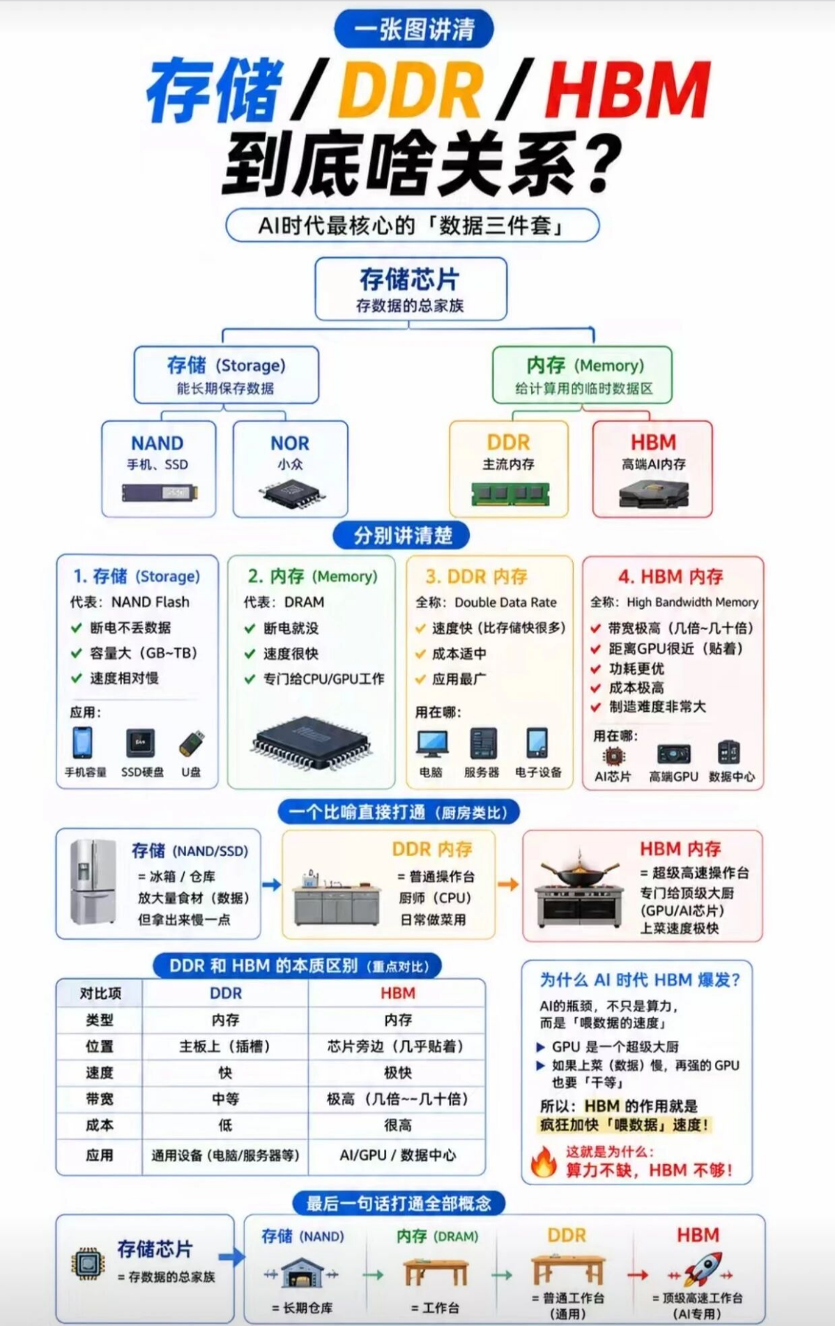 AI时代存储芯片如何选?