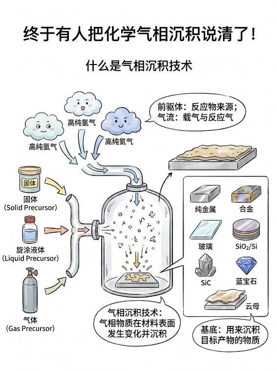 终于有人把化学气相沉积说清了!