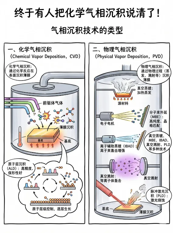 终于有人把化学气相沉积说清了!