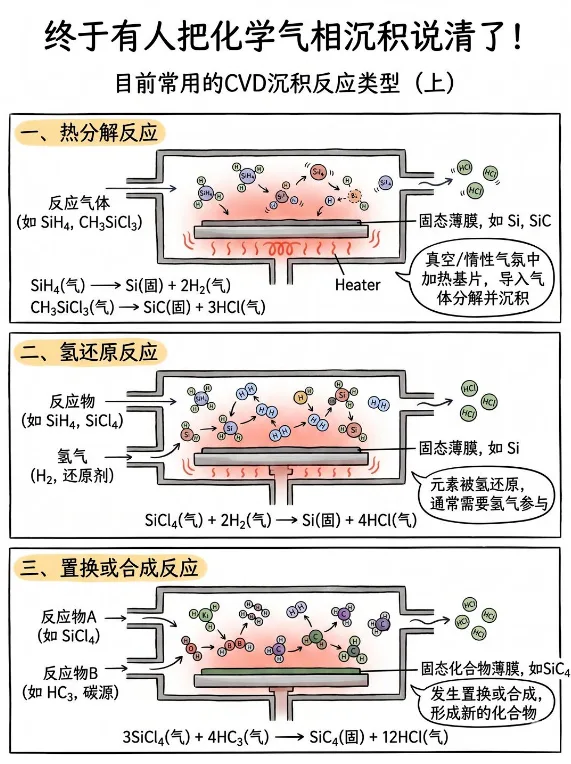 终于有人把化学气相沉积说清了!